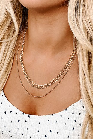 Three Chain Necklace